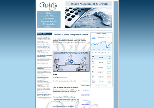 Wealth Management & Growth Website